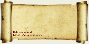 Tijana Jaglikić vizit kartica